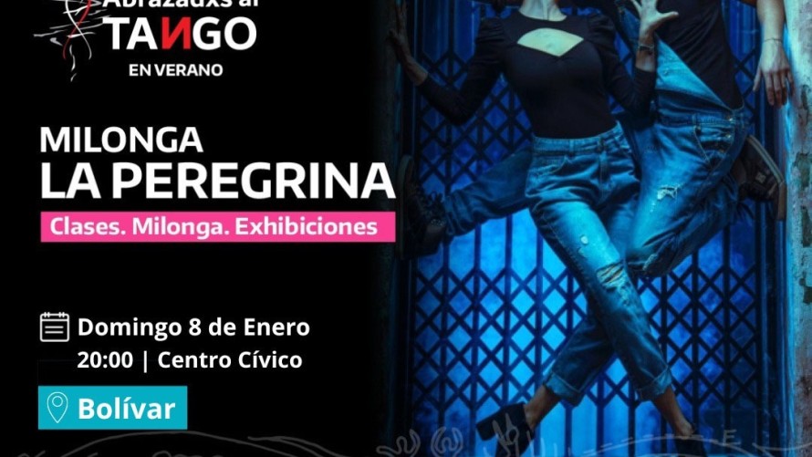 Llega hoy al Centro Cívico el programa “Abrazados al tango”