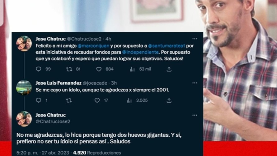 Masiva respuesta de Bolívar a la colecta de Maratea en Independiente