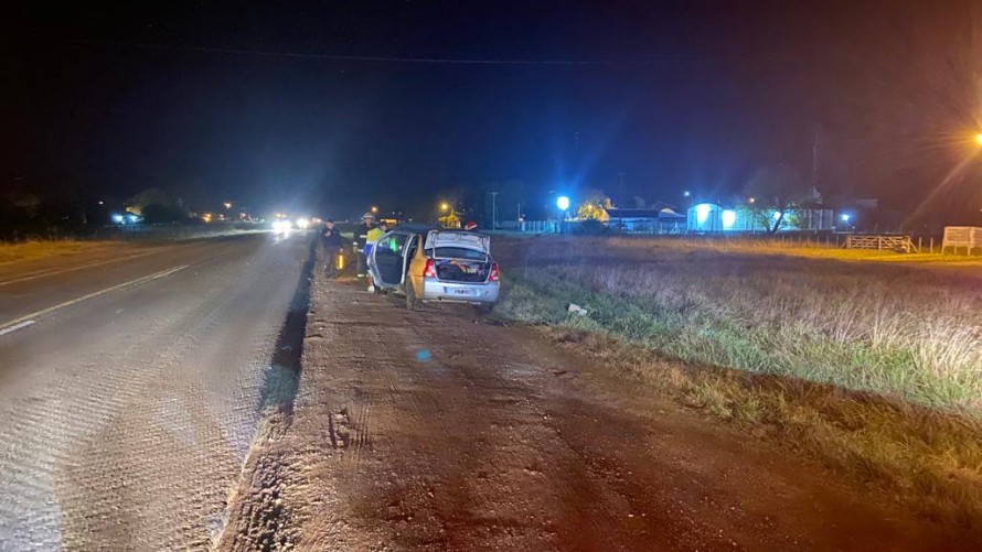 Despistó un auto en la Ruta 226, a 2000 metros de la planta urbana