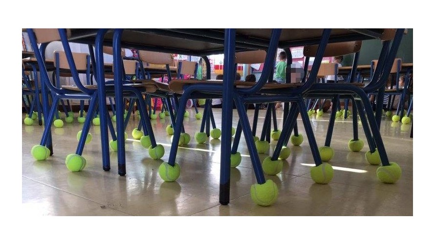 Juntan pelotas de tenis para ayudar a niños con autismo en las escuelas