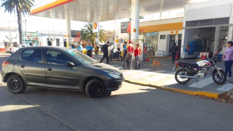 Una mujer resultó herida tras protagonizar un accidente en avenida San Martín
