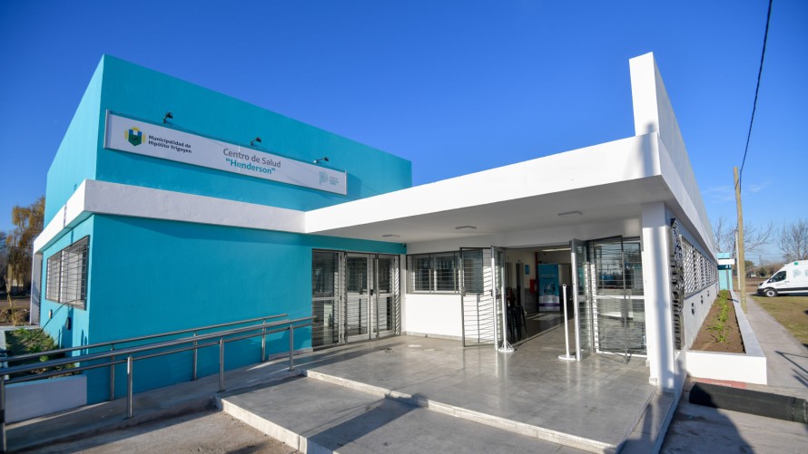 Kicillof inauguró un nuevo Centro de Atención Primaria de la Salud en Henderson