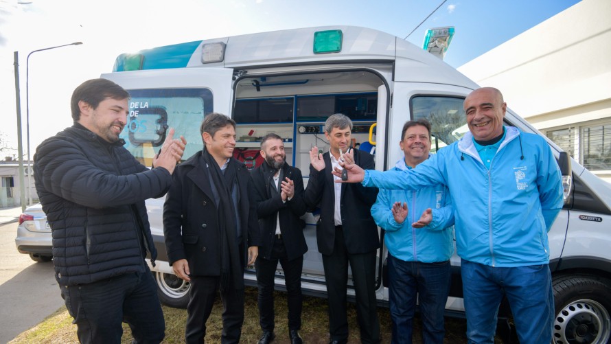 Kicillof inauguró un nuevo Centro de Atención Primaria de la Salud en Henderson