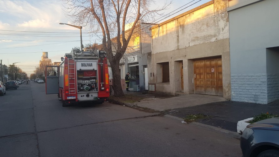 Una estufa garrafera provocó un principio de incendio en una veterinaria