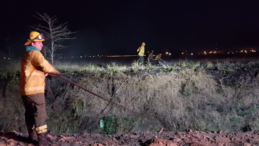 Quemaban cubiertas y el fuego se fue de control