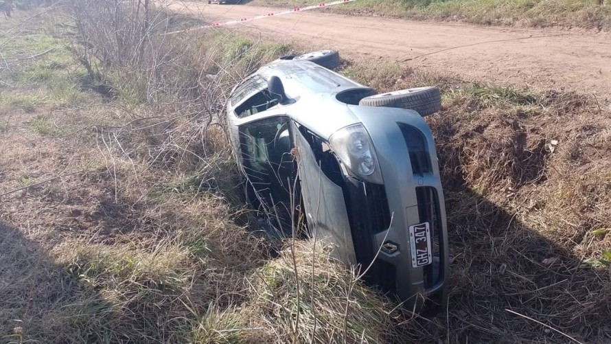 Violento accidente de tránsito en Pirovano