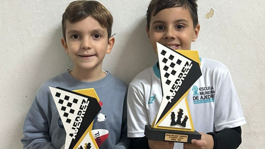 Ajedrez: Gino y Teo terminaron 1º y 2º en Tandil