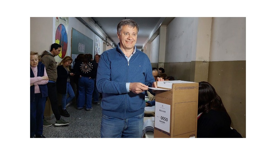 Votó Juan Carlos Morán y valoró el alto nivel de participación ciudadana