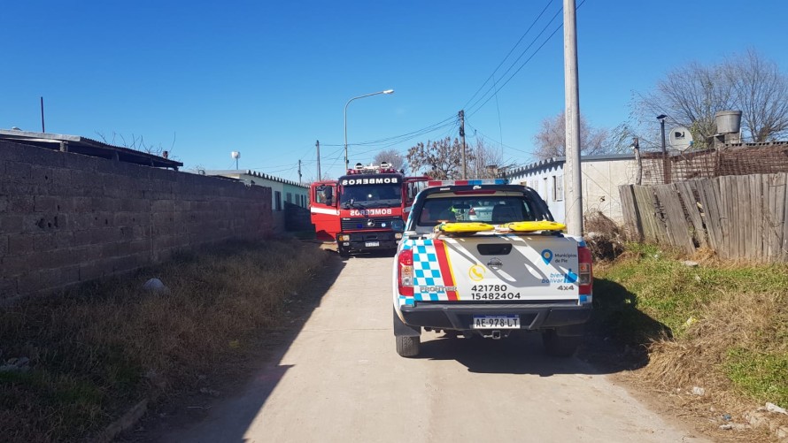 Se registró un principio de incendio en el barrio Latinoamericano