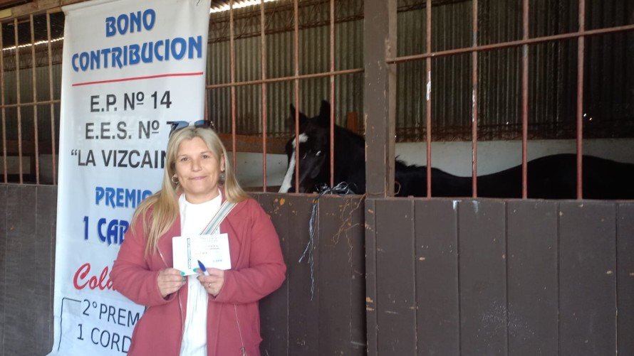 La Escuela Secundaria Nº7 y la Escuela Primaria Nº14 sortean un Potro Picazo