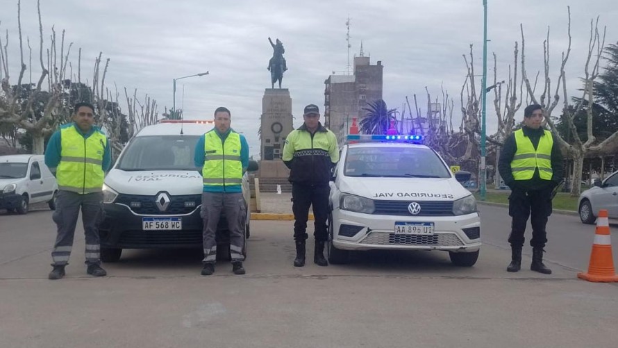 Arturo Martín coordina operativos de seguridad vial con inspectores de Nación
