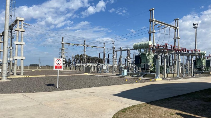 Subieron la primera palanca de la 132 Kv e invitaron a un acto protocolar