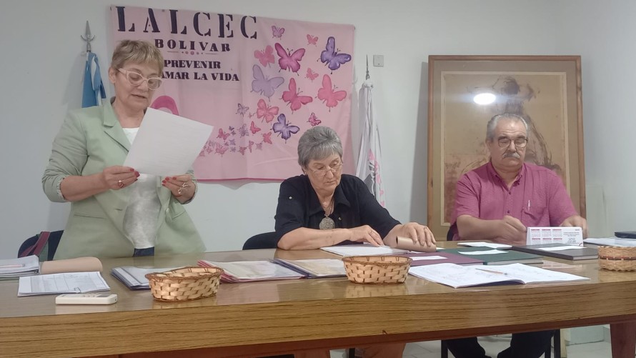 Se eligió la nueva Comisión Directiva de LALCEC filial Bolívar