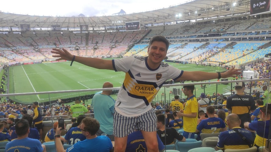 Bolivarenses llegaron a Río para alentar a Boca en la final de la Libertadores