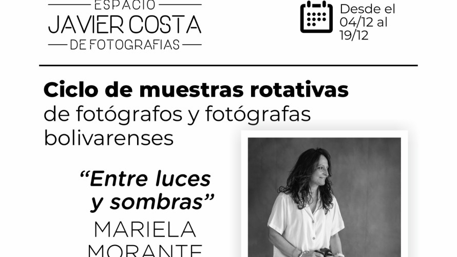 Mariela Morante expone “Entre Luces y Sombras” en el Espacio Javier Costa