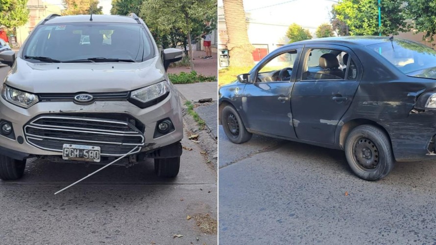 Violento choque automotor en la avenida Belgrano