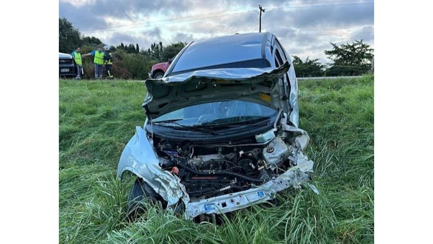 Un policía de Urdampilleta sufrió un accidente en Roque Pérez