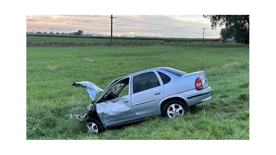 Un policía de Urdampilleta sufrió un accidente en Roque Pérez