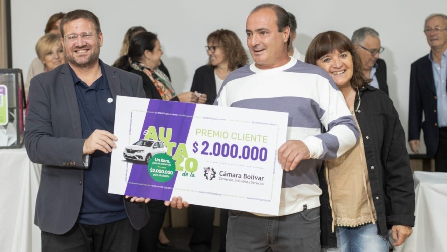 Feliciano Bruno, de Carnicería Bruno, fue el gran ganador de “El autazo de la Cámara”