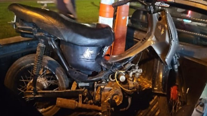 Secuestraron una moto robada que era conducida por un menor