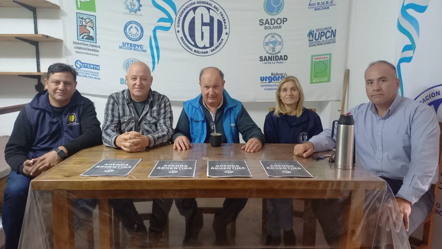 La CGT Regional Bolívar - Daireaux se encamina al paro total del próximo jueves