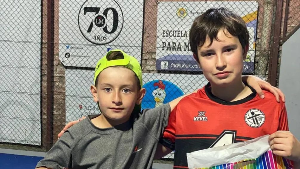 Juan Pablo Ramos y Joaquín Ron, campeones en séptima categoría