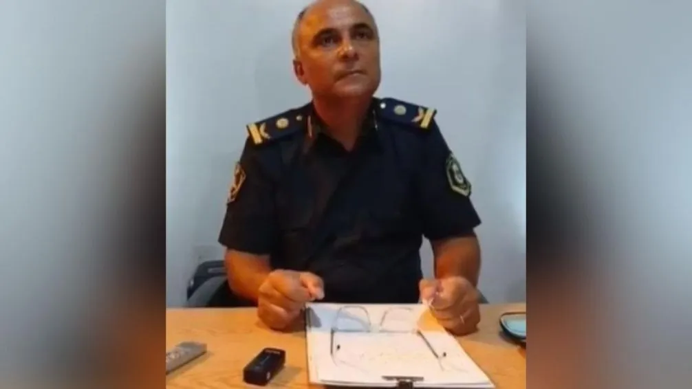 El comisario inspector Carlos Barrena brindó detalles sobre lo ocurrido.