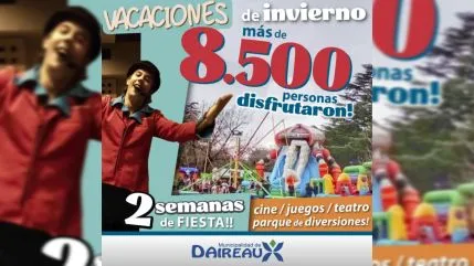 Más de 8500 personas disfrutaron de las vacaciones de invierno en el distrito