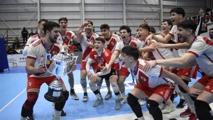 Joaquín Alzueta, campeón metropolitano con River