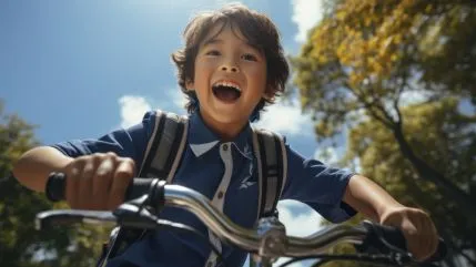 El impacto positivo de andar en bicicleta en el desarrollo infantil