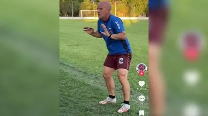 ¿Nace un tiktoker? Guillermo Panaro es viral en las redes de Balonpié