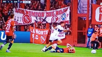 Primeros minutos de Panaro en la Primera de Gimnasia