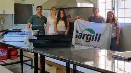 El CEA N° 8 de Ibarra recibió una importante donación de la Fundación Cargill