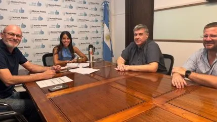 Rodríguez se reunió con las nuevas autoridades de la Cámara Comercial e Industrial